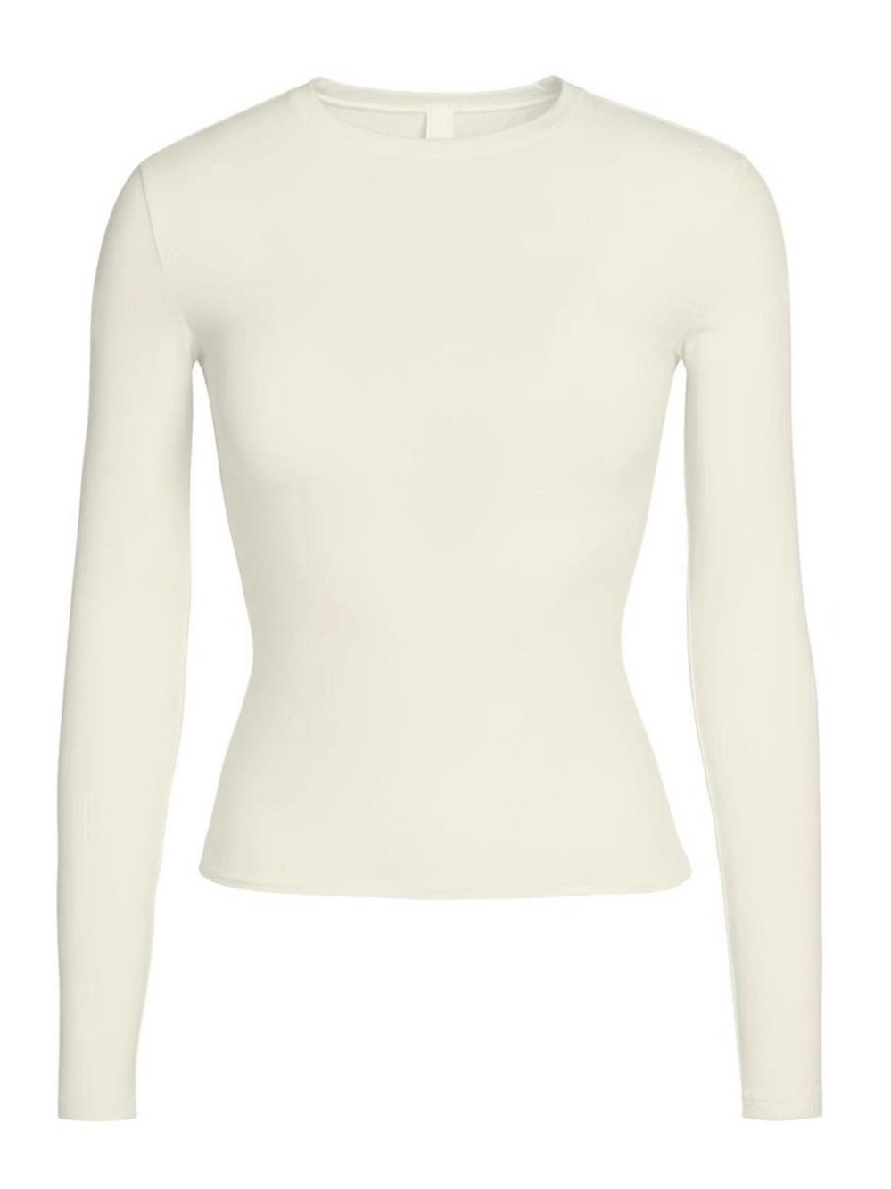 SKIMS - Cotton Jersey Long Sleeve T-Shirt (Bone)